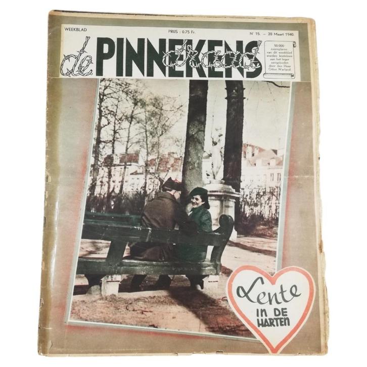 ABBL - de Pinnekensdraad - Nr. 15 28.03.1940, Verzamelen, Militaria | Tweede Wereldoorlog, Landmacht, Boek of Tijdschrift, Ophalen of Verzenden