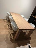 Moderne eettafel houten living 8 persoons, Huis en Inrichting, Ophalen, Zo goed als nieuw