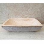 Lavabo fait main en pierre naturelle, Maison & Meubles, Neuf, 25 à 50 cm, Lavabo ou Évier, Moins de 100 cm