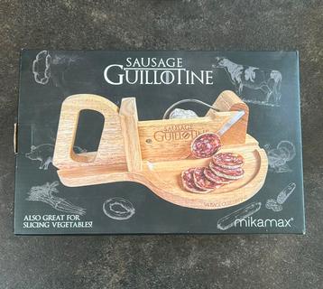 Sausage Guillotine – worstsnijder van hout – Mikamax beschikbaar voor biedingen