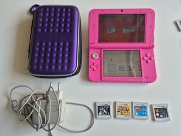 Nintendo 3ds XL console + lader + hoesje + games beschikbaar voor biedingen