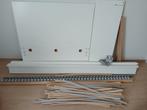 Malm 1-persoonsbed wit met lattenbodem, Huis en Inrichting, Slaapkamer | Bedden, Ophalen, Gebruikt, Wit
