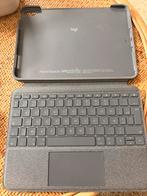 Clavier logitech + apple pencil ipad air, Computers en Software, Tablet-hoezen, Logitech, 11 inch, Bescherming voor- en achterkant
