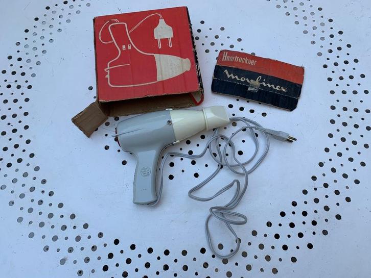 Moulinex Antique, vintage föhn model 162? met doos, Elektronische apparatuur, Persoonlijke Verzorgingsapparatuur, Gebruikt, Haarverzorging