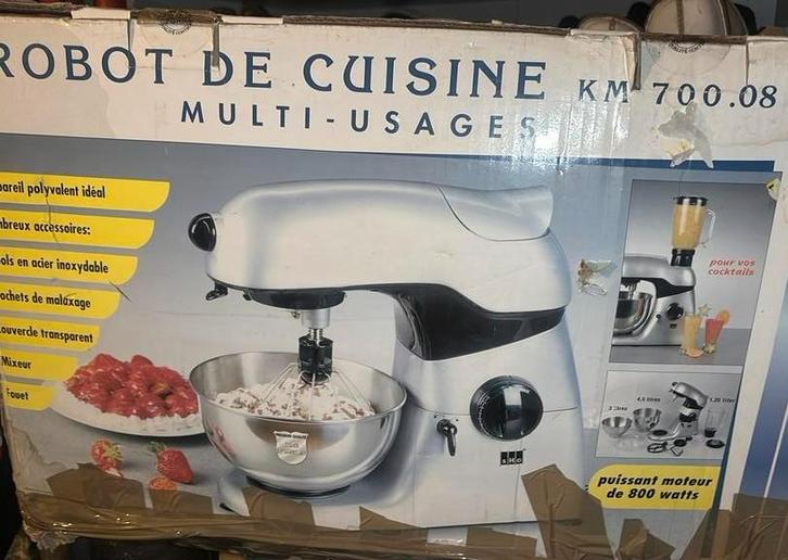 NIEUW IN DOOS NOOIT EERDER GEBRUIKT KEUKENROBOT 800 WATT !, Verzamelen, Elektronische Apparatuur, Overige typen, Ophalen of Verzenden
