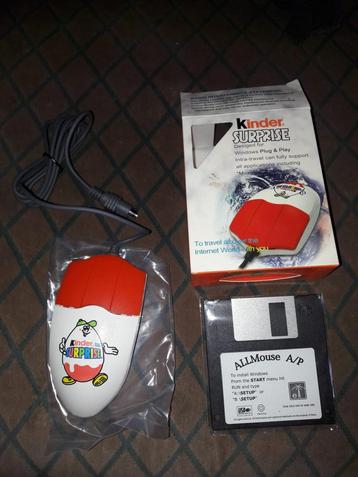 souris d'ordinateur vintage kinder surprise collection pc, Enlèvement ou Envoi, Souris