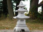 Statue de jardin de la pagode japonaise — Pierre — 45 cm, Enlèvement ou Envoi, Pierre, Autres types