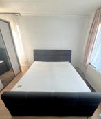Boxspring bed met opbergruimte 200cmx200cm (prijs o.t.k), Huis en Inrichting, Slaapkamer | Bedden, Ophalen, Gebruikt, Zwart, Tweepersoons