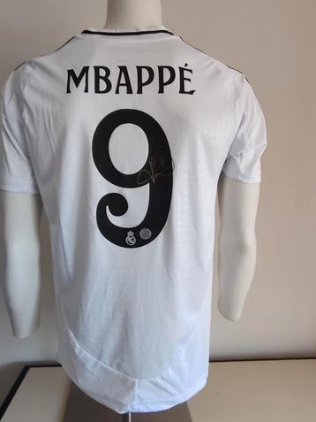 Maillot du Real Madrid signé par Kylian Mbappe avec coa, Enlèvement ou Envoi, Neuf, Maillot