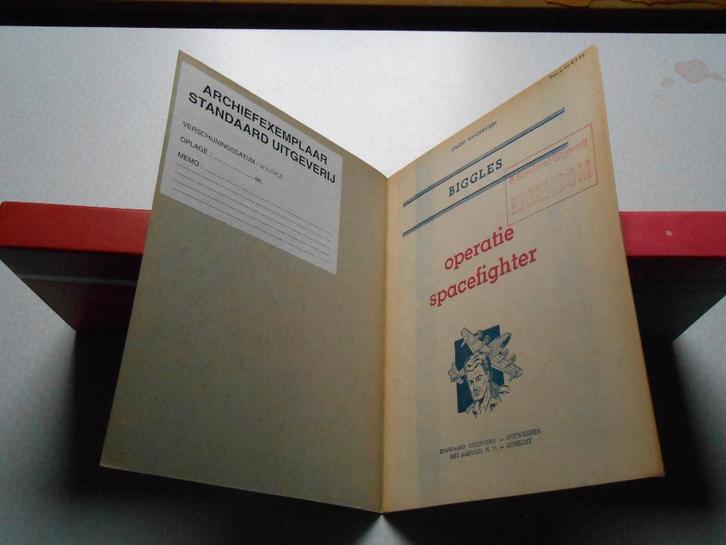Biggles 8 Operatie Spacefighter 1967 1 ste druk. Archiefexem, Boeken, Stripverhalen, Zo goed als nieuw, Eén stripboek, Ophalen of Verzenden