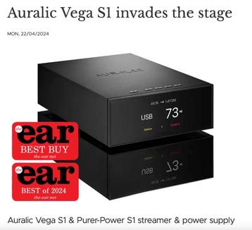 Auralic Vega S1 Streamer/DAC/voorversterker + voeding  beschikbaar voor biedingen