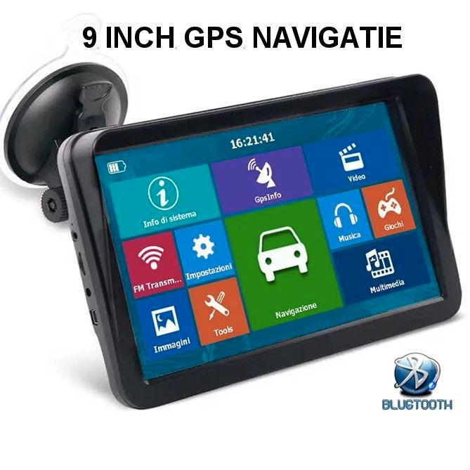 Nieuwe 9 inch GPS Navigaties met Bluetooth en AV/in, Autos : Divers, Navigation de voiture, Neuf, Enlèvement ou Envoi