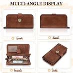 Damesportemonnee van leer | GRATIS LEVERING, Handtassen en Accessoires, Portemonnees, Overige merken, -, Nieuw, Leder