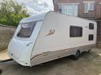 Top caravan,  4/6 pers, stapelbed, mover, voortent, rondzit,, Caravanes & Camping, Caravanes, 1000 - 1250 kg, Particulier, Jusqu'à 6