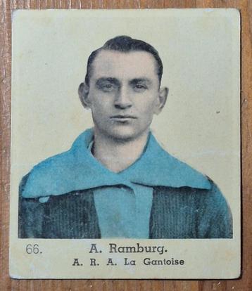 1930s Lecocq (pre panini) Adolphe Ramburg ARA La Gantoise! beschikbaar voor biedingen