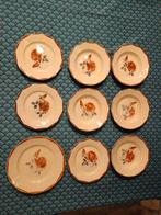 Prachtige oude franse retro borden digoin sarreguemines, Antiek en Kunst, Verzenden