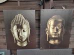 Deux cadres, Maison & Meubles, Accessoires pour la Maison | Statues de Bouddha, Comme neuf, Enlèvement