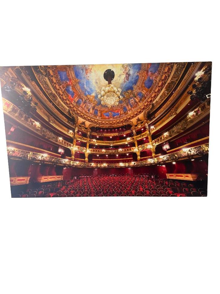 Kunstfoto op Dibond — Opéra de la Monnaie — 97  150 cm, Huis en Inrichting, Woonaccessoires | Wanddecoraties, Zo goed als nieuw
