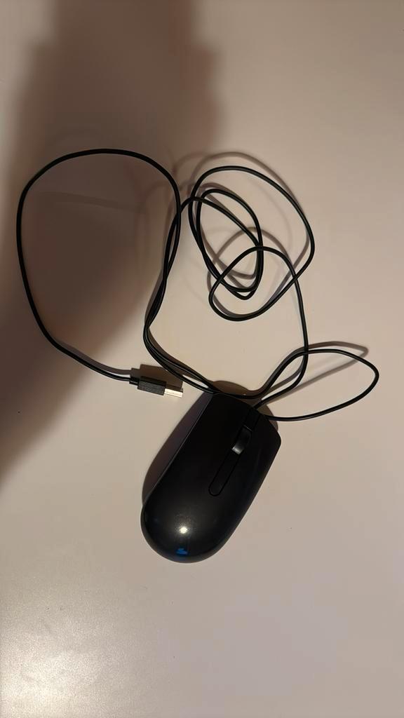 Dell muis bedraad, Computers en Software, Muizen, Zo goed als nieuw, Muis, Bedraad, Ophalen of Verzenden