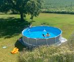 Intex zwembad 457x107 Deluxe met pomp en zoutwatersysteem, Ophalen, Zo goed als nieuw