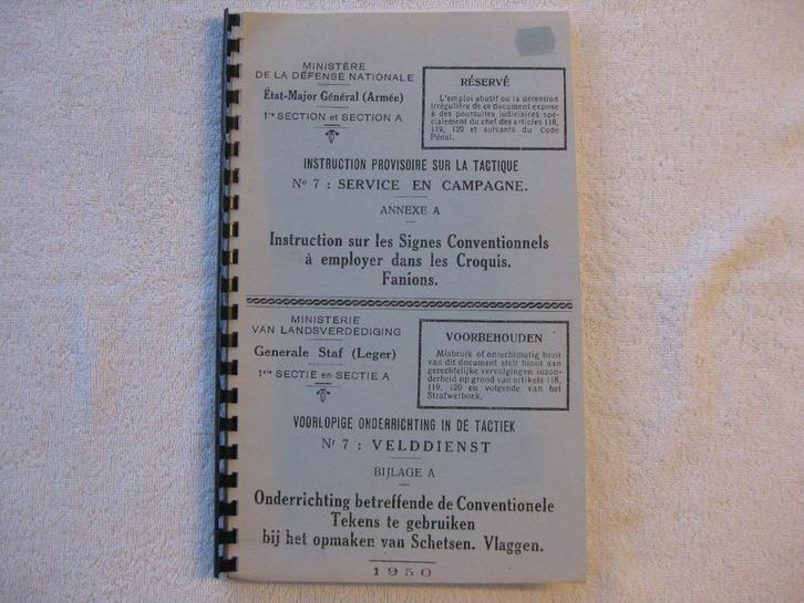 Militaria – ABL BL – tactisch – 1950 – ongewoon, Boeken, Oorlog en Militair, Gelezen, Algemeen, Ophalen of Verzenden