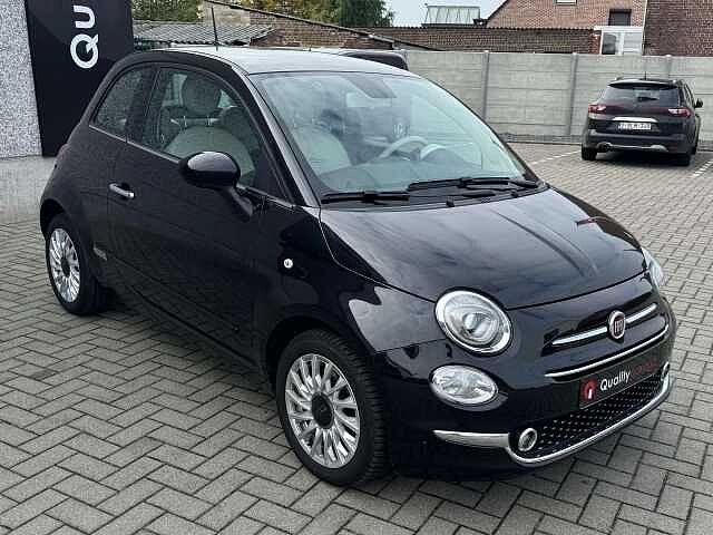 Fiat 500 1.2 Nero Vesuvio/Airco/Uconnect/PDC/Alu, Auto's, Fiat, Bedrijf, Airconditioning, Bluetooth, Boordcomputer, Centrale vergrendeling
