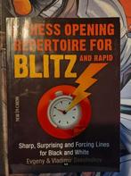 Echecs: Répertoire for Blitz & Rapid, Hobby & Loisirs créatifs, Sport cérébral & Puzzles, Enlèvement ou Envoi, Comme neuf, Échecs