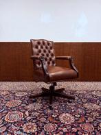 Klassiek Engels Chesterfield Bureaustoel, Antiek en Kunst, Ophalen of Verzenden