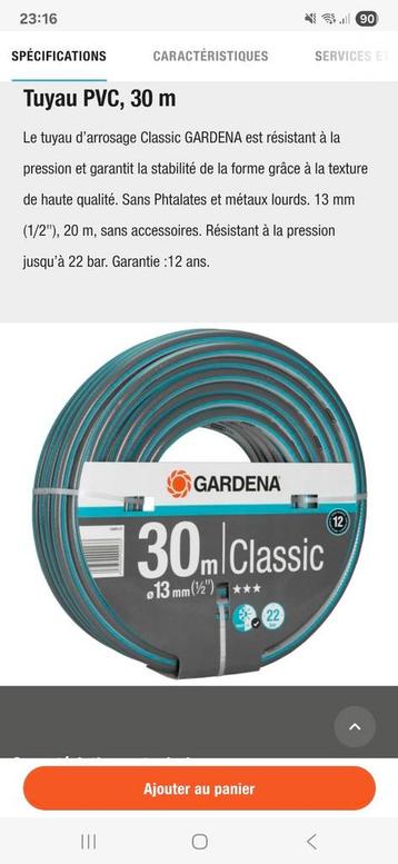 gardena, Jardin & Terrasse, Enlèvement, Neuf, Tuyau d'arrosage