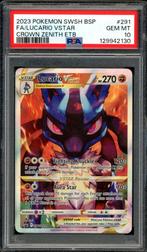 Lucario VSTAR PSA 10 - SWSH291 - Sword & Shield Promo 2023, Ophalen of Verzenden, Zo goed als nieuw, Losse kaart