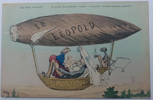 Spotprenten Leopold II (6), Verzamelen, Postkaarten | België, Ongelopen, Ophalen