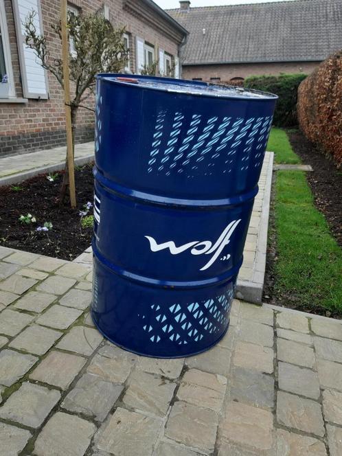 ijzeren vat, ijzeren ton, bbq, vuurkorf 200 l, Tuin en Terras, Houtskoolbarbecues, Ophalen