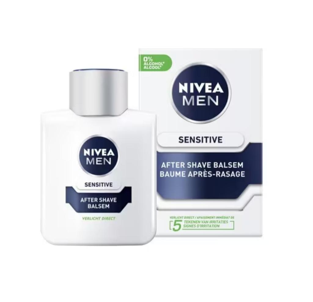 Nivea aftershavebalsem voor gevoelige huid 100 ml, Ophalen, Nieuw, Gehele gezicht, Verzorging