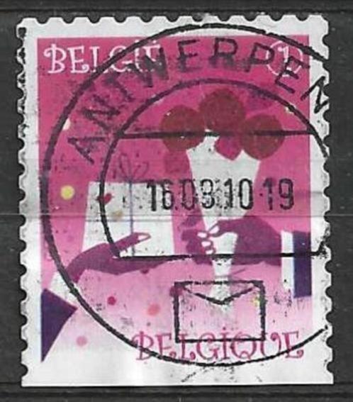 Belgie 2010 - Yvert 4019 /OBP 4038a - Kado en boeket (ST), Timbres & Monnaies, Timbres | Europe | Belgique, Affranchi, Envoi