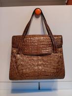 Vintage krokodil leder merk Contesse, Handtassen en Accessoires, Tassen | Damestassen, Ophalen, Zo goed als nieuw, Handtas