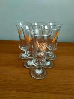 6 Hasselt Kaffee glazen, Ophalen of Verzenden, Zo goed als nieuw, Borrel- of Shotglas