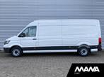 Volkswagen Crafter 35 2.0TDI 140PK L4H3 Sensoren Airco 12V B, Auto's, Voorwielaandrijving, Stof, Zwart, 4 cilinders