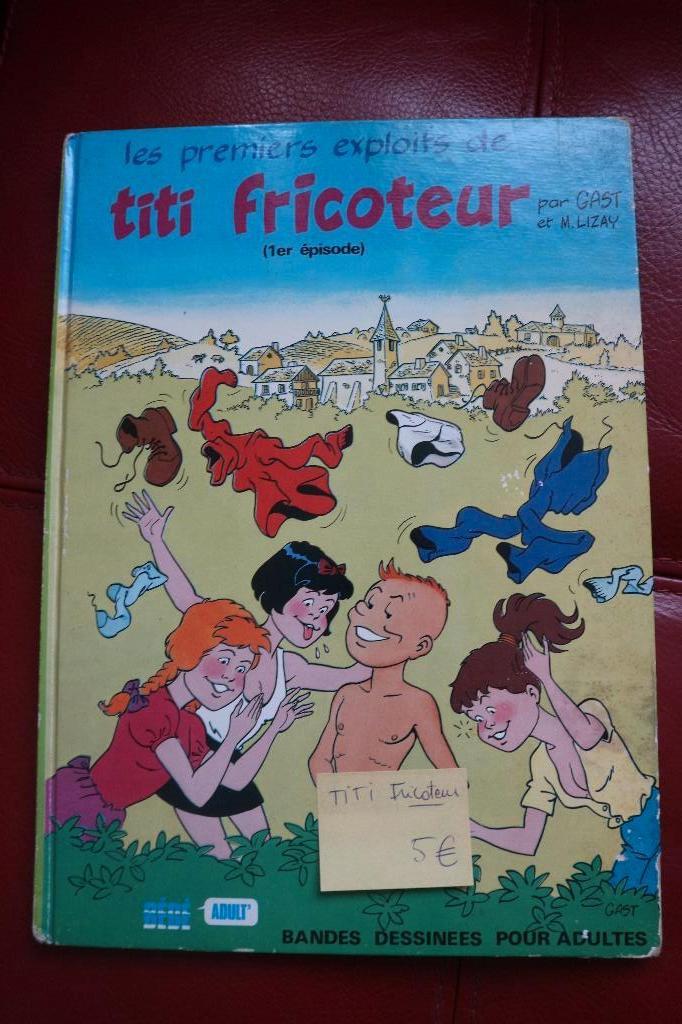 Kam voor volwassenen TITI FRICOTEUR, Boeken, Stripverhalen, Eén stripboek, Ophalen of Verzenden
