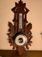 Antieke houten barometer, Ophalen, Zo goed als nieuw, Barometer