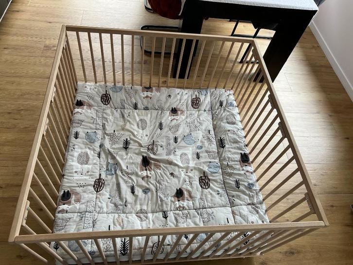 Baby park Samann 120 x 120 cm, Kinderen en Baby's, Babywiegjes en Ledikanten, Gebruikt, Wieg, Ophalen