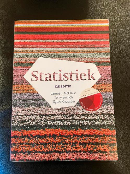 Statistiek, 12e editie met MyLab NL toegangscode, Livres, Livres scolaires, Comme neuf, Néerlandais, Enlèvement ou Envoi