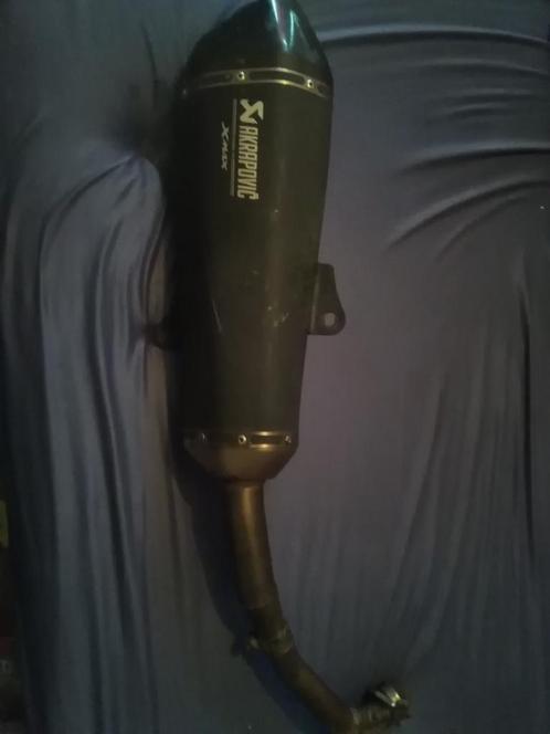 Vends ligne echappement complète akrapovic pour x max, Fietsen en Brommers, Brommeronderdelen | Scooters, Gebruikt, Yamaha, Ophalen of Verzenden