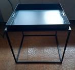 Bijzettafel, Huis en Inrichting, Metaal of Aluminium, Vierkant, Zo goed als nieuw, Ophalen
