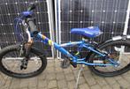 blauwe stoere fiets voor jongens met wiellichtjes