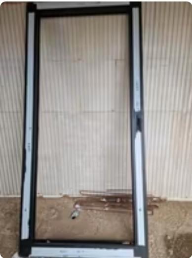 2 stuks aluminium ramen, Doe-het-zelf en Bouw, Raamkozijnen en Schuifdeuren, Aluminium, Ophalen