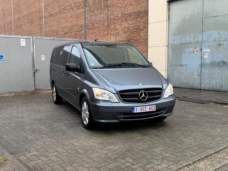Mercedes Vito 122 3.0 CDI Viano dubbel cabine met keuring, Auto's, Bestelwagens en Lichte vracht, Particulier, ABS, Airbags, Airconditioning