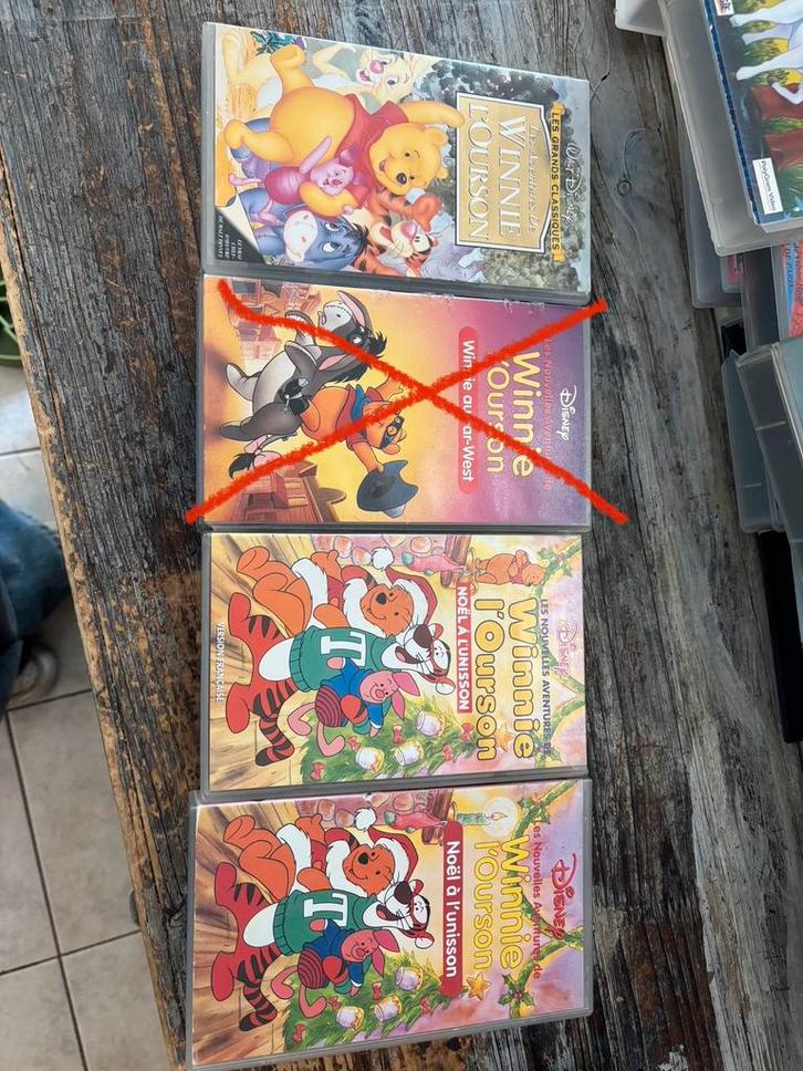 Set van 29 VHS, Cd's en Dvd's, VHS | Film, Gebruikt, Overige genres, Alle leeftijden, Ophalen of Verzenden