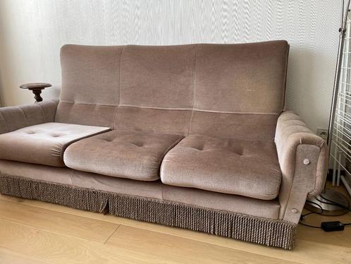 Salon in velours 3zit en 2één zits, Antiek en Kunst, Antiek | Meubels | Stoelen en Sofa's, Ophalen