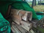 Frans eiken balken  per stuk of lot, Doe-het-zelf en Bouw, Hout en Planken, Ophalen of Verzenden