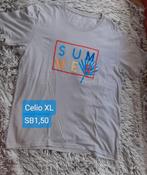 Celio shirt summer XL. Gedragen, goede staat. XL, Kleding | Heren, T-shirts, Grijs, Ophalen of Verzenden, Maat 56/58 (XL), Zo goed als nieuw